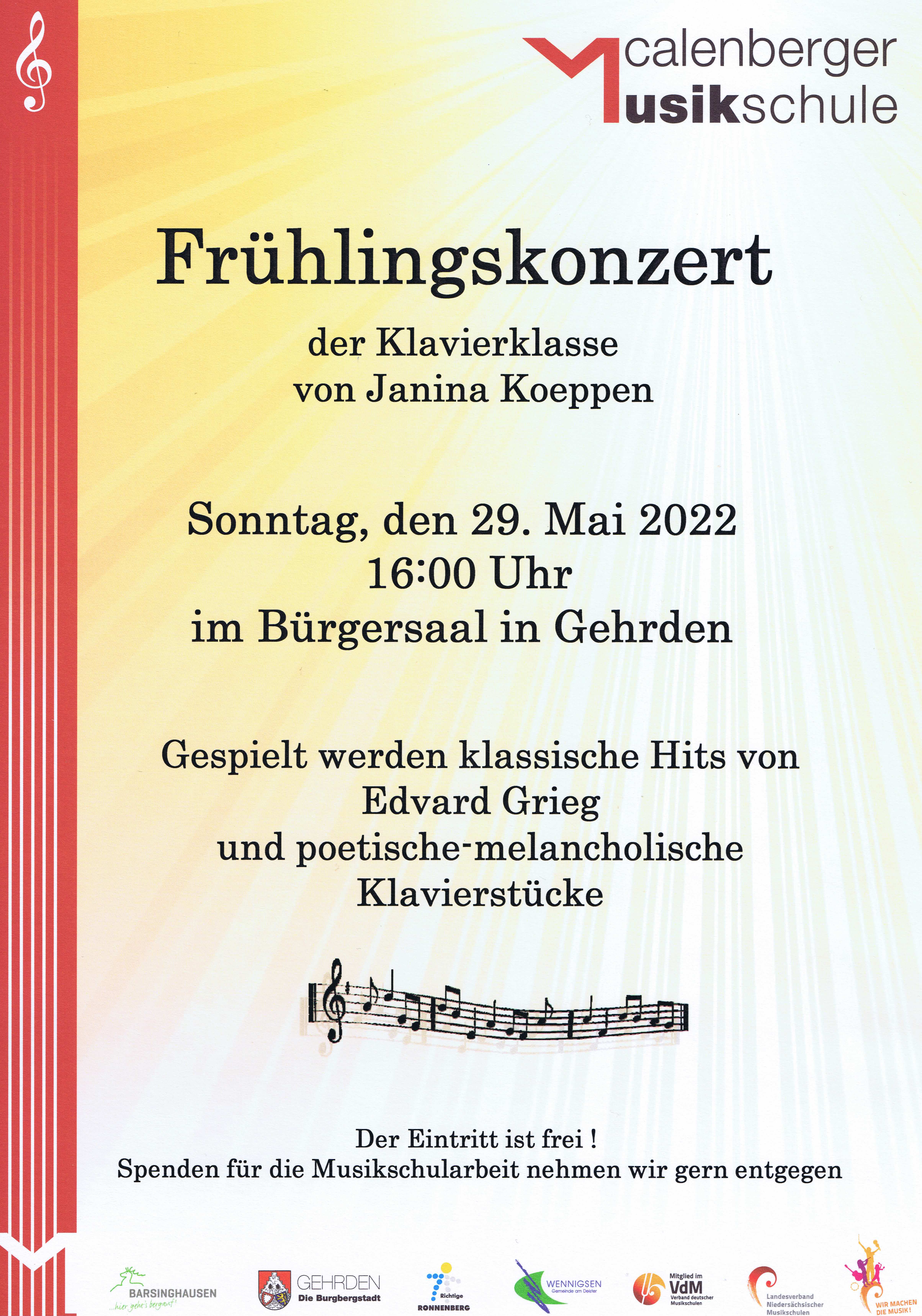 Konzert Klavierklasse